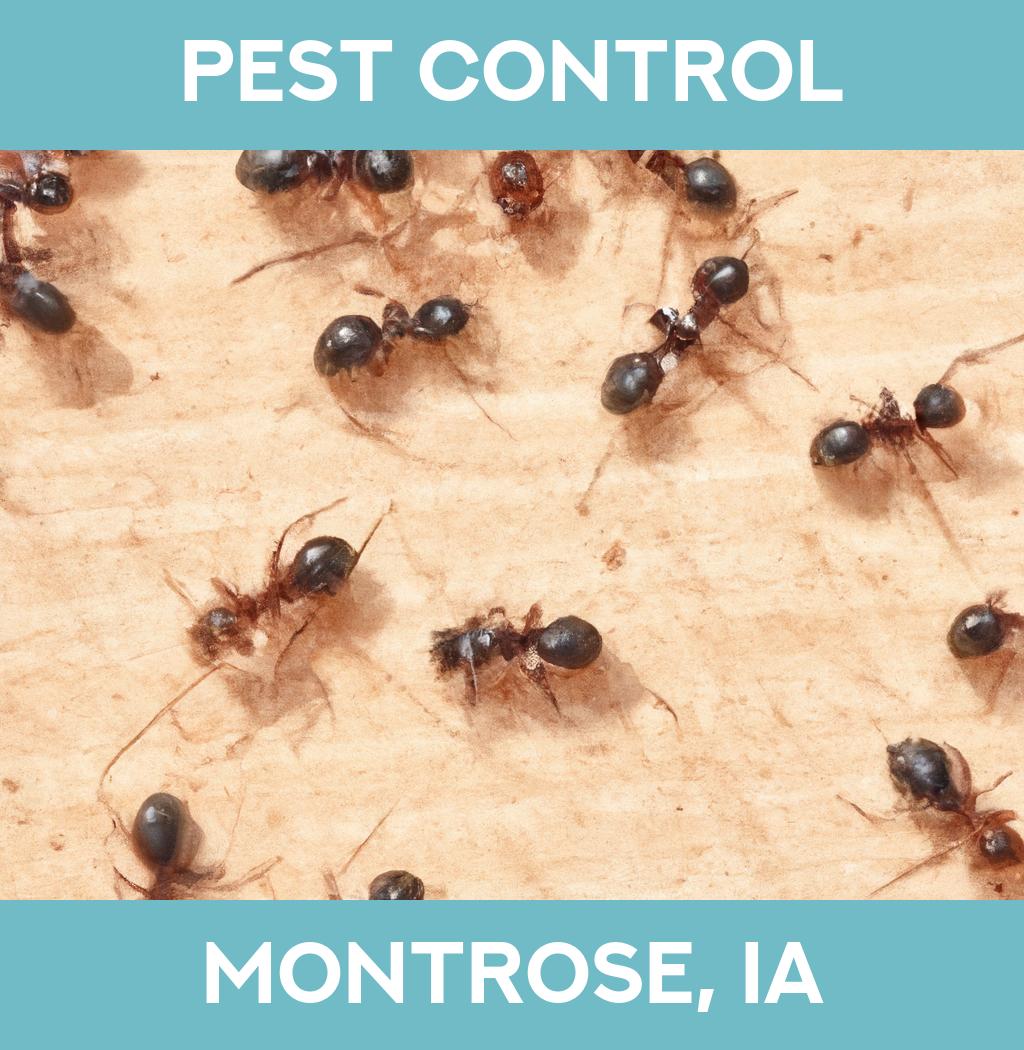 pest control in Montrose Iowa