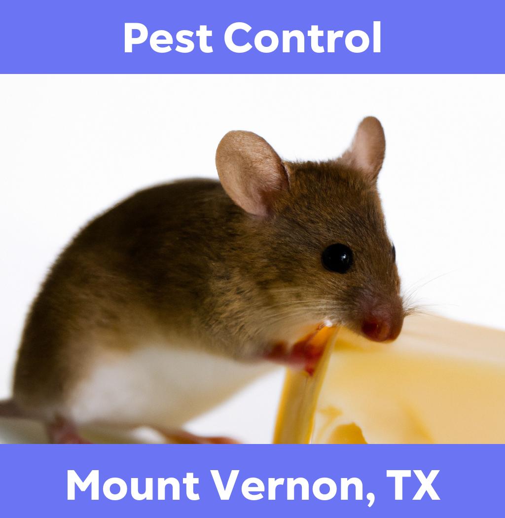 pest control in Mount Vernon Texas