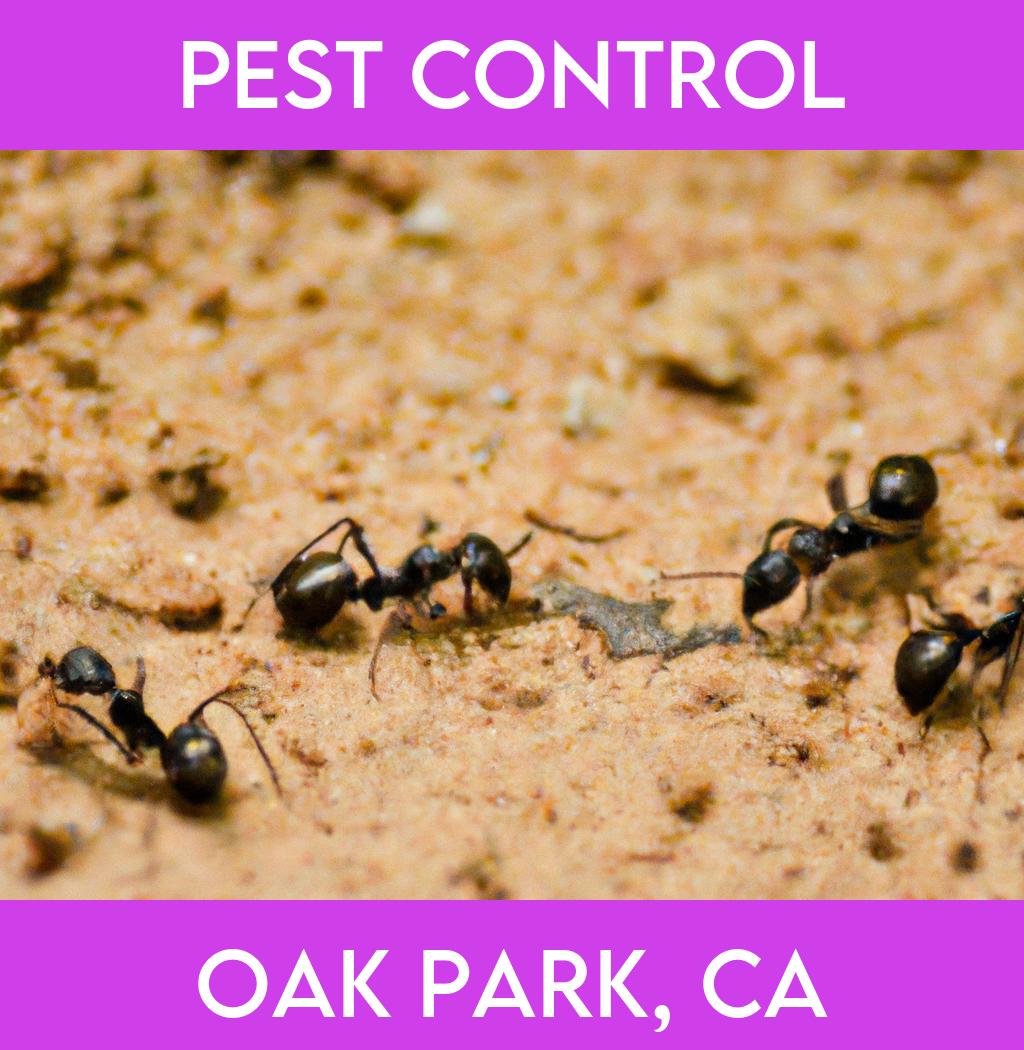 pest control in Oak Park California