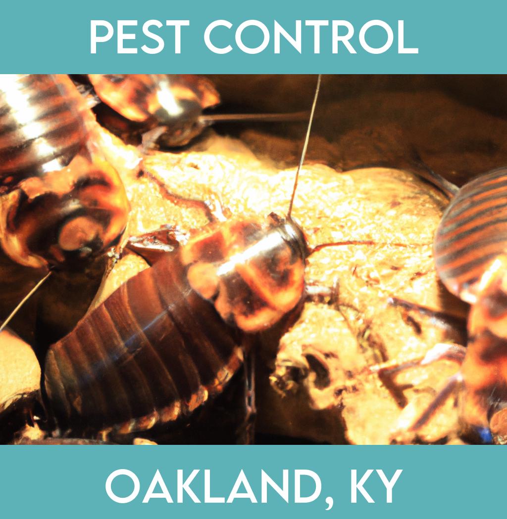 pest control in Oakland Kentucky