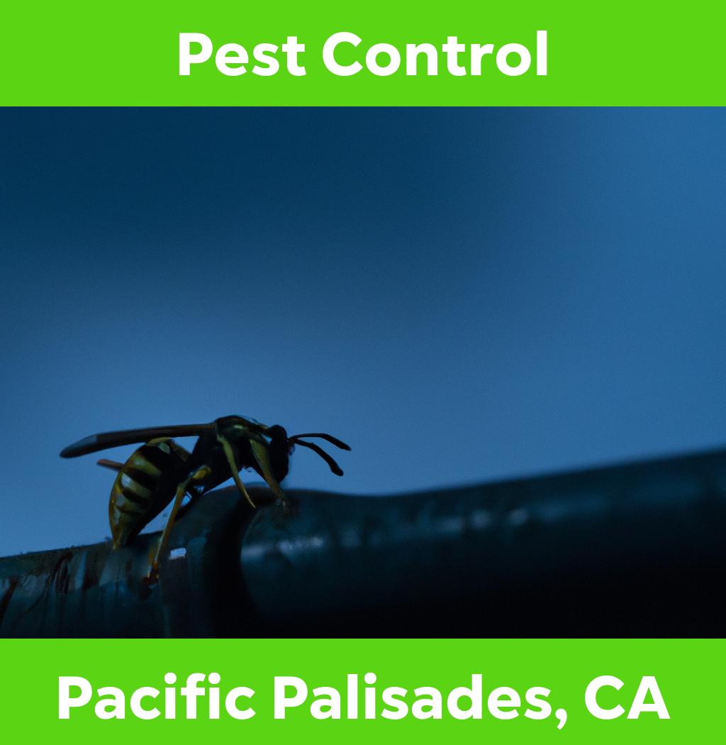 pest control in Pacific Palisades California