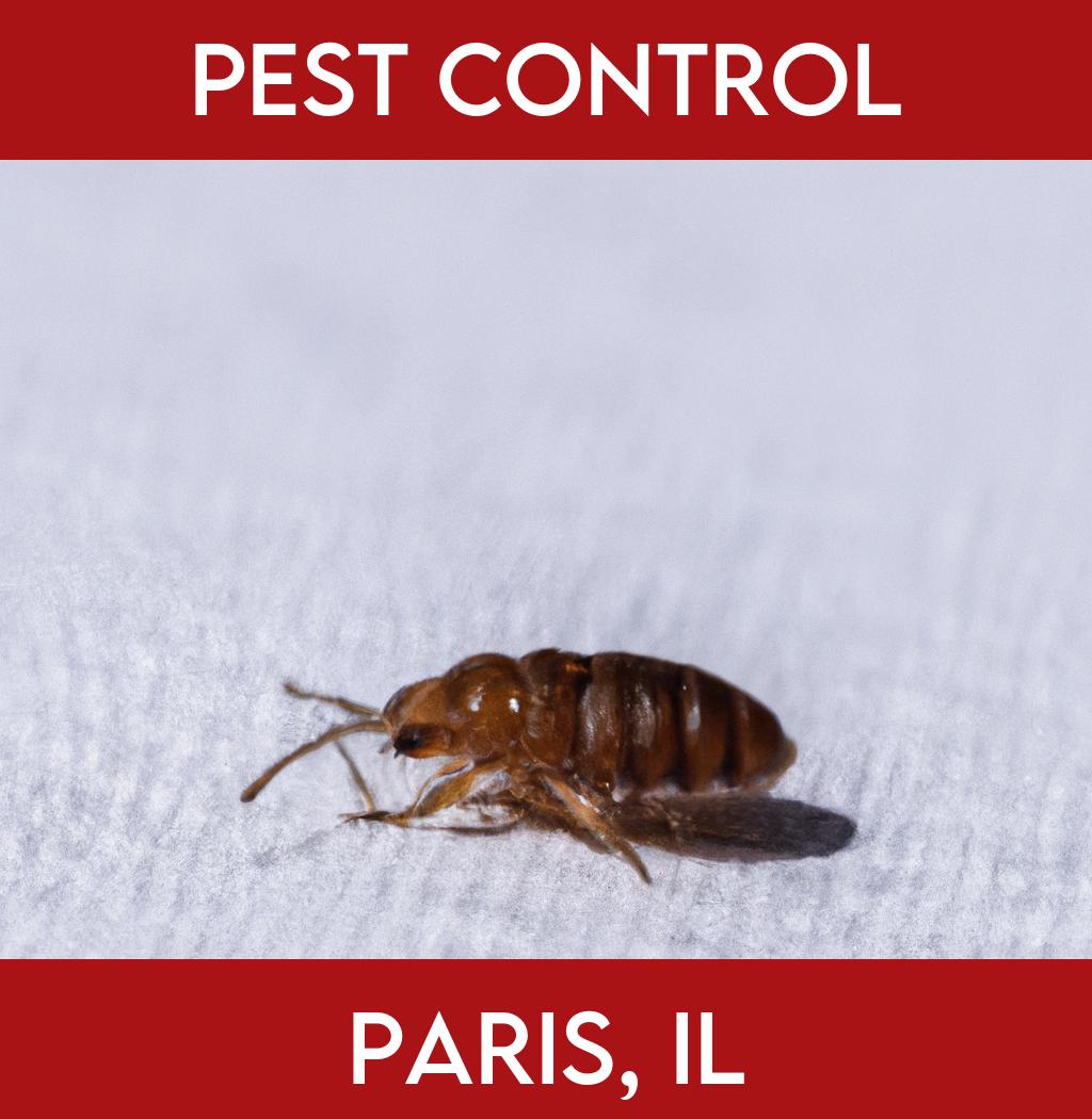pest control in Paris Illinois