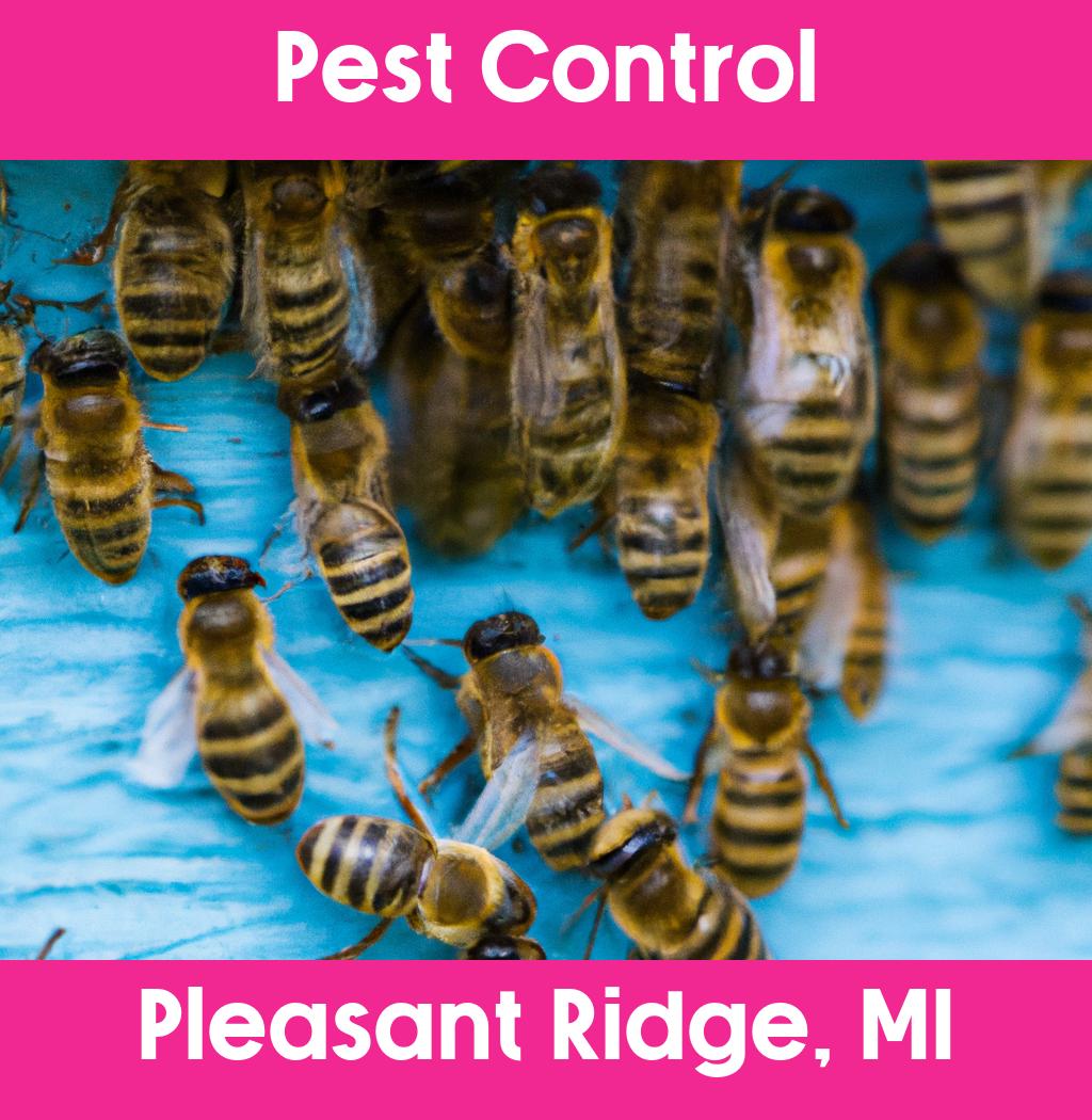 pest control in Pleasant Ridge Michigan