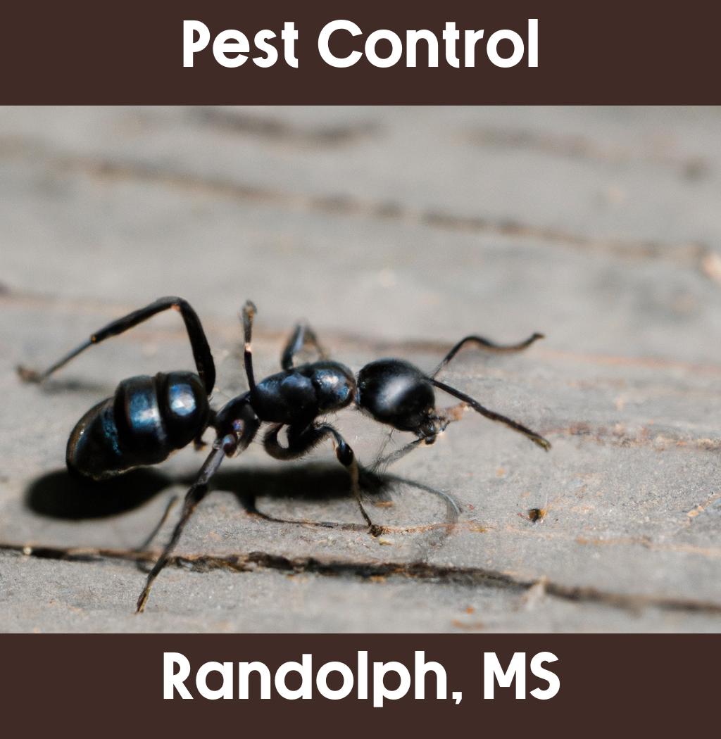 pest control in Randolph Mississippi