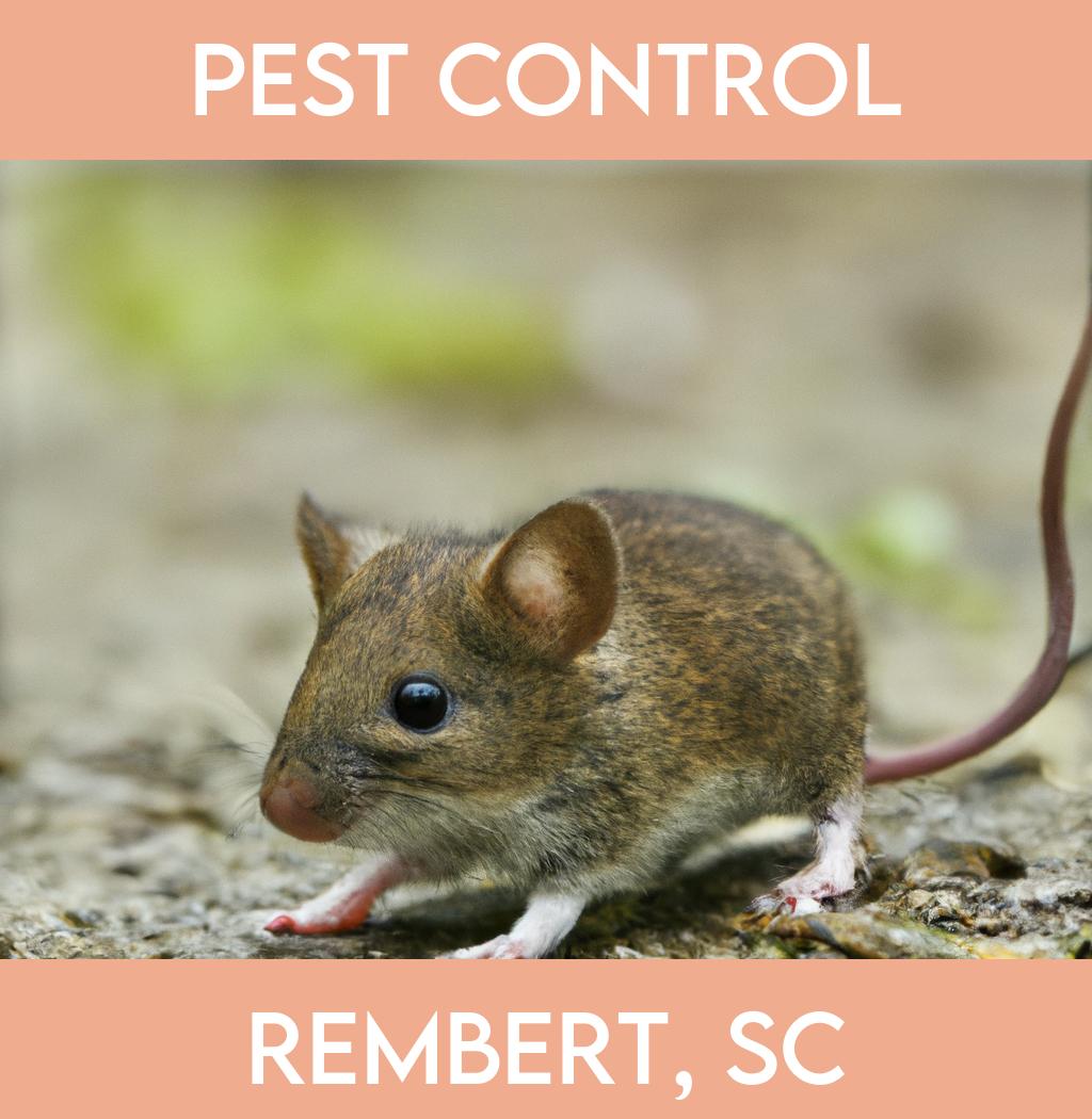 pest control in Rembert South Carolina