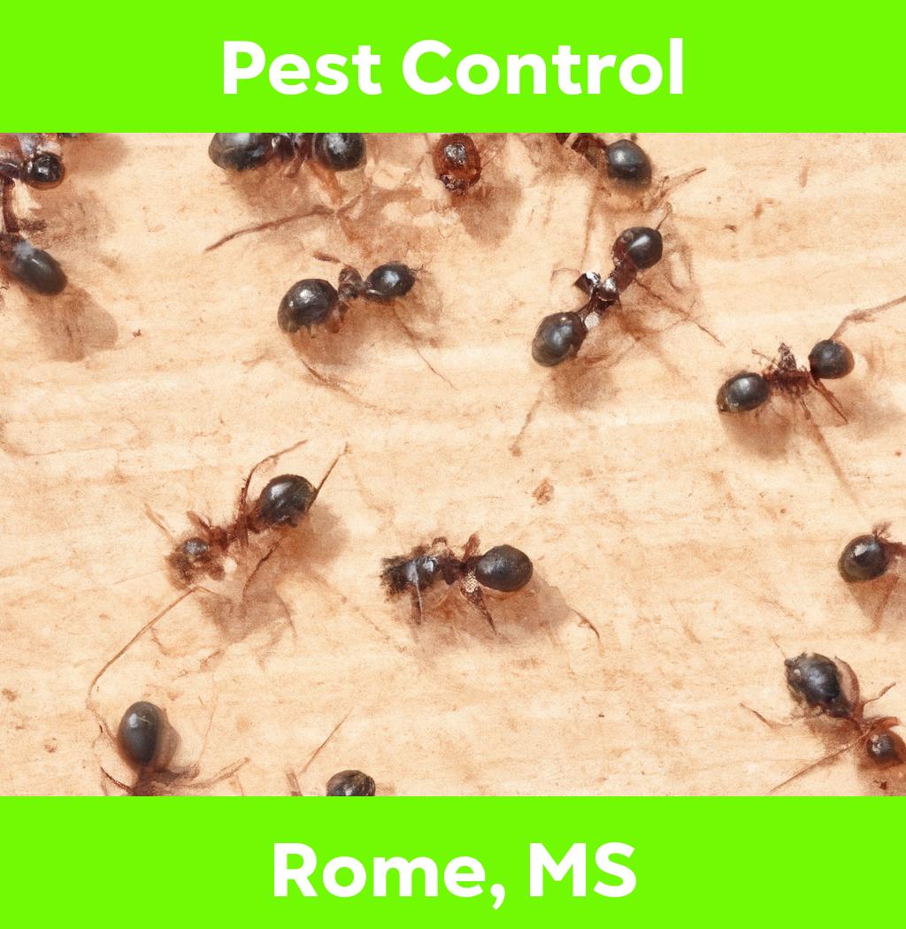 pest control in Rome Mississippi