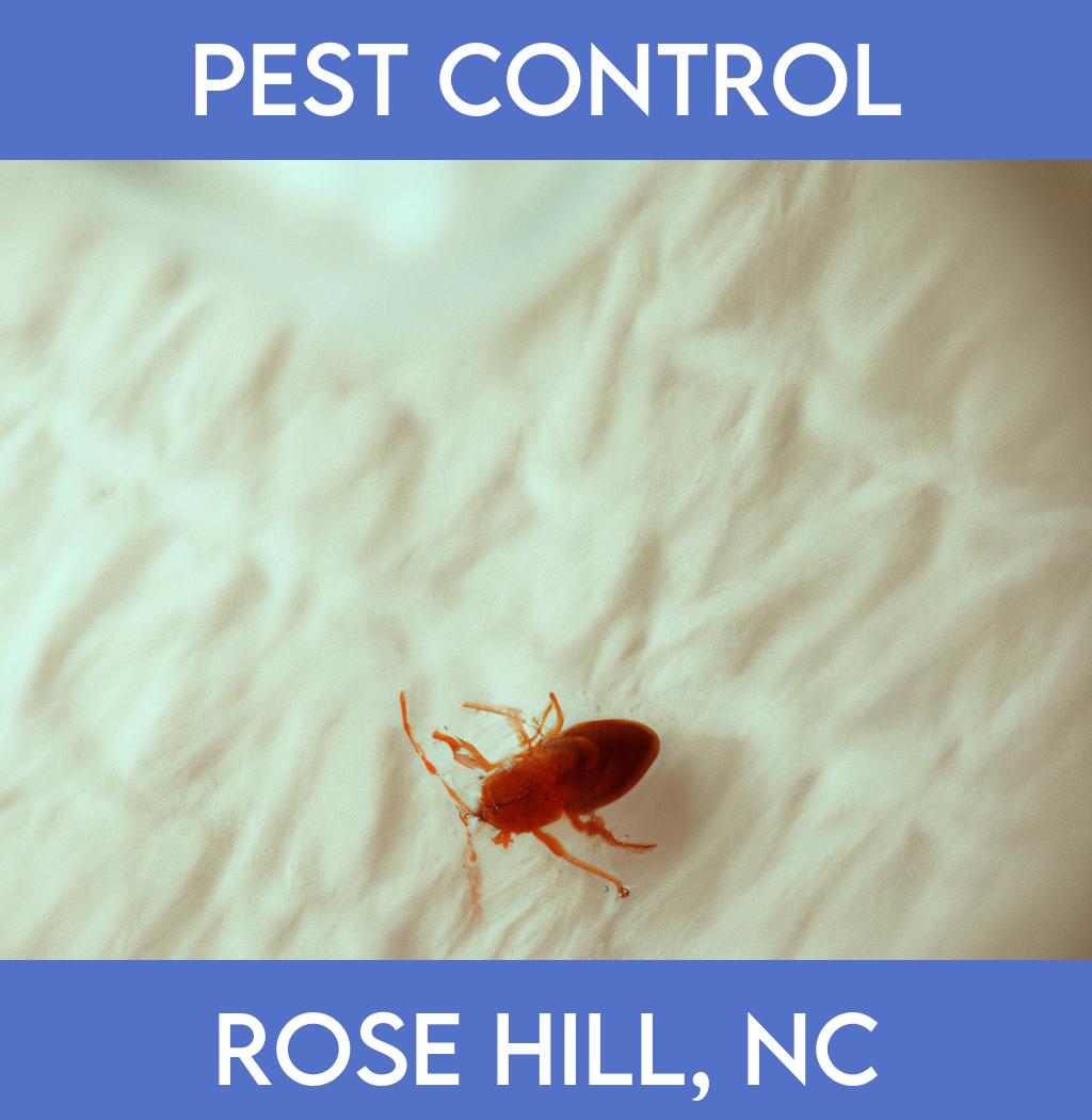 pest control in Rose Hill North Carolina