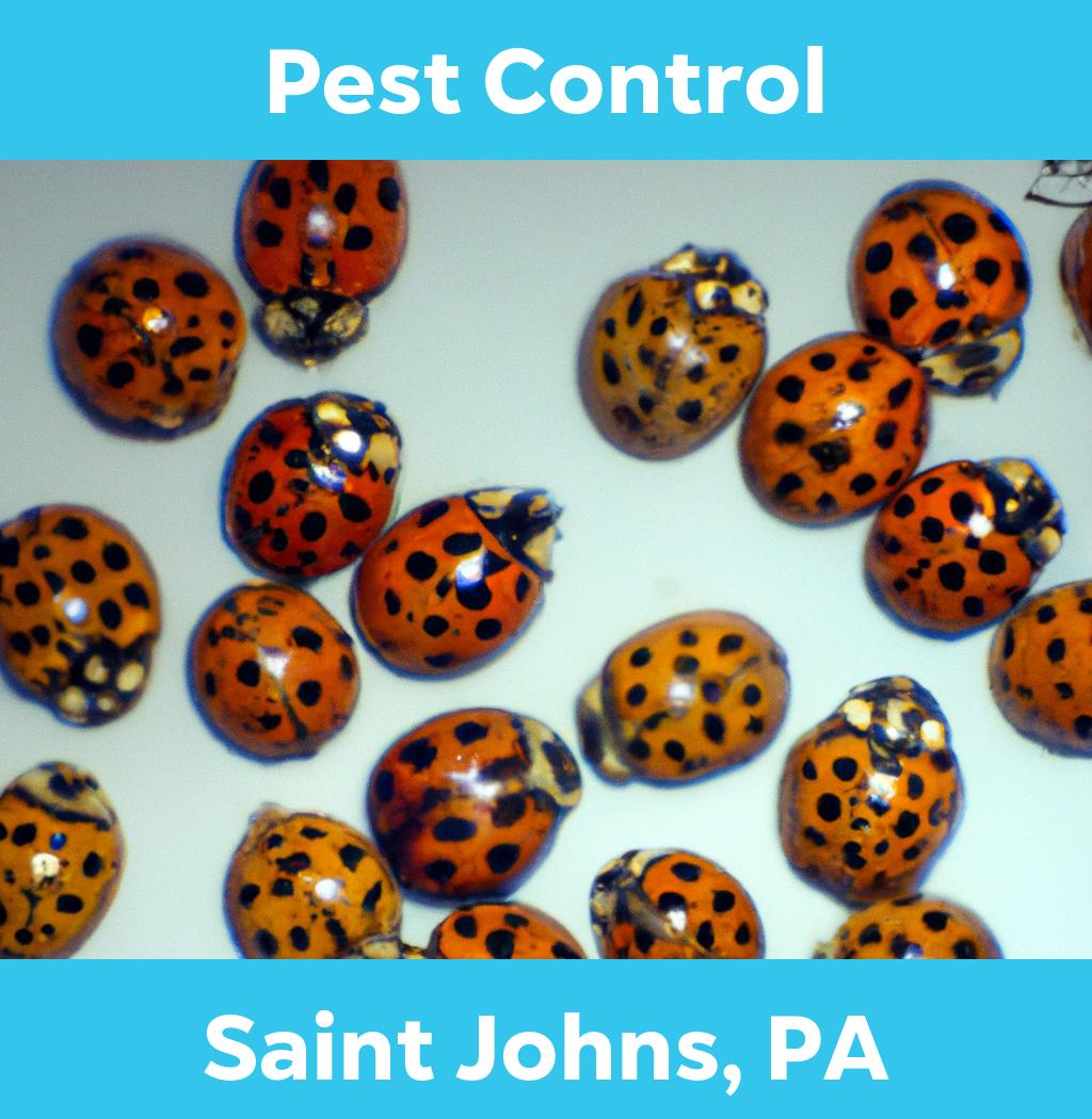 pest control in Saint Johns Pennsylvania