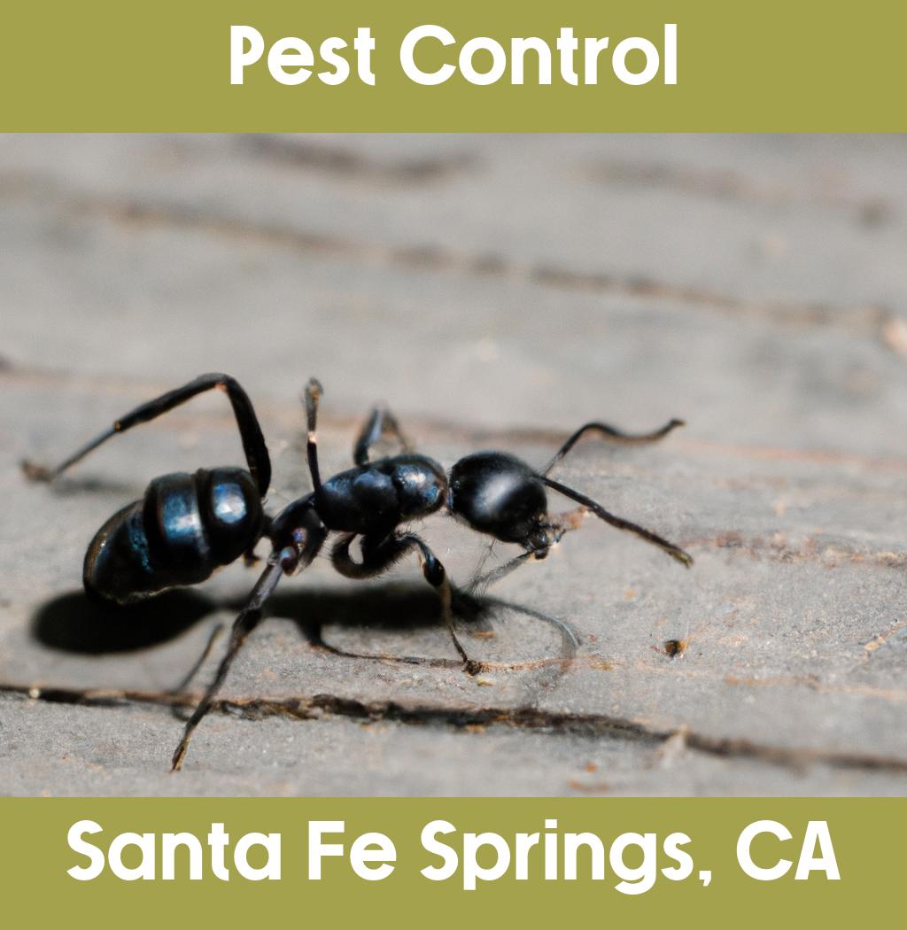 pest control in Santa Fe Springs California