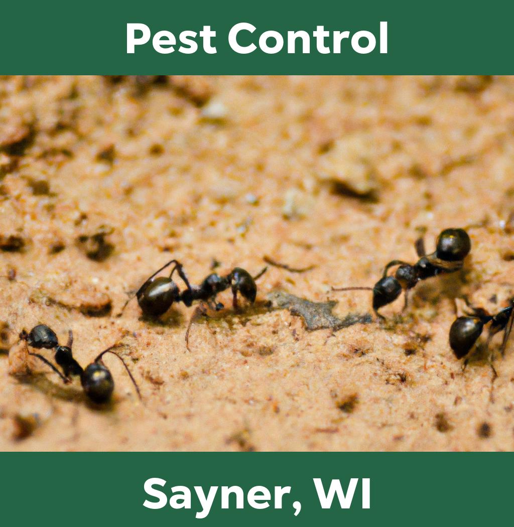 pest control in Sayner Wisconsin