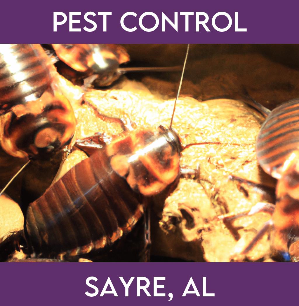 pest control in Sayre Alabama
