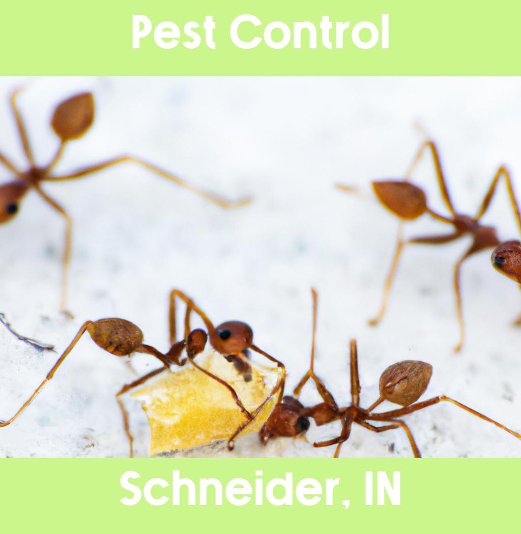 pest control in Schneider Indiana
