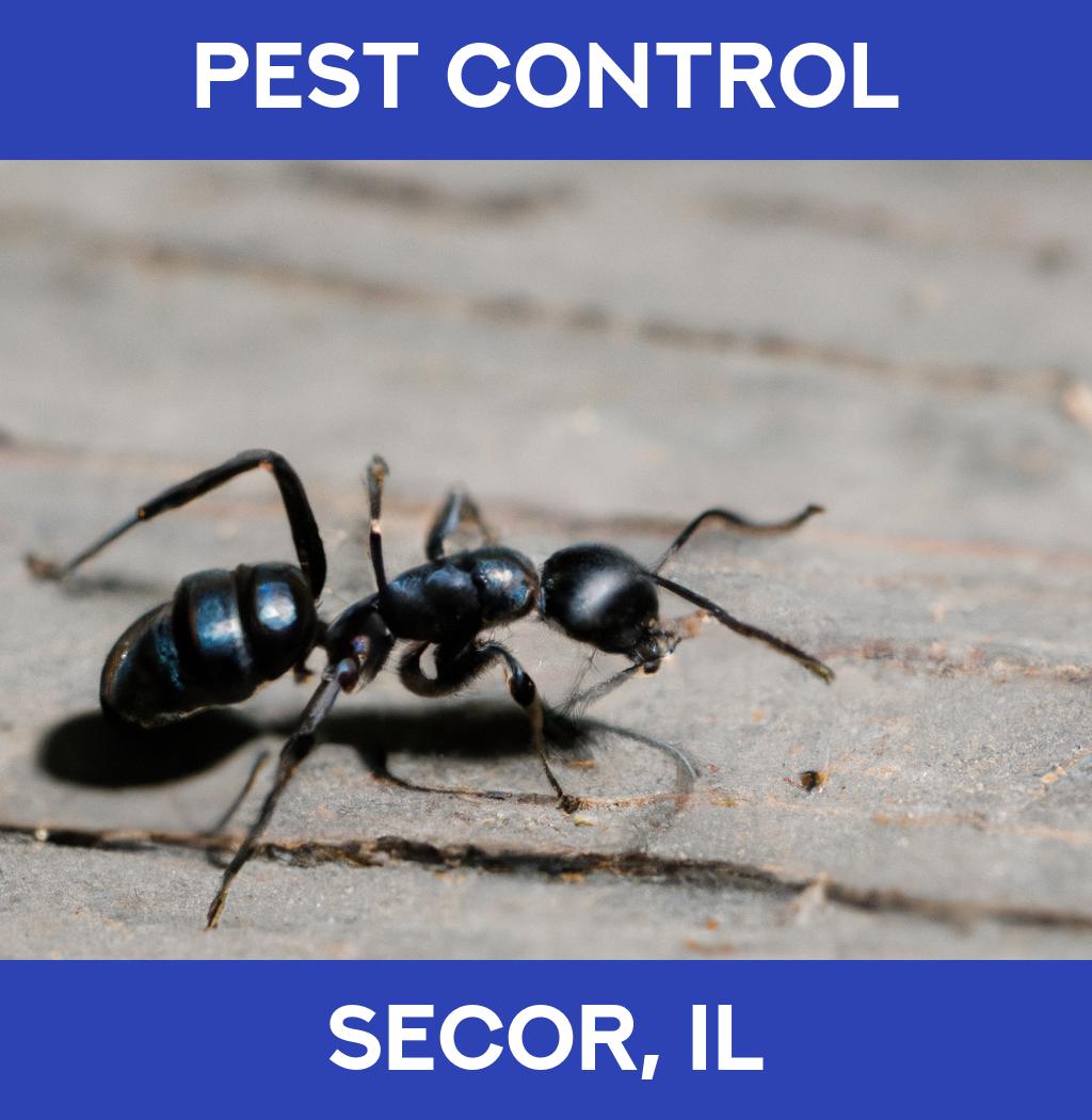 pest control in Secor Illinois