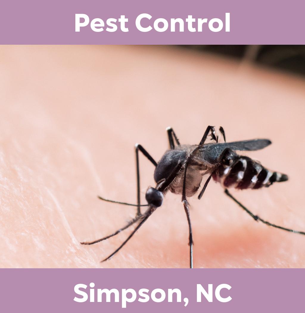 pest control in Simpson North Carolina
