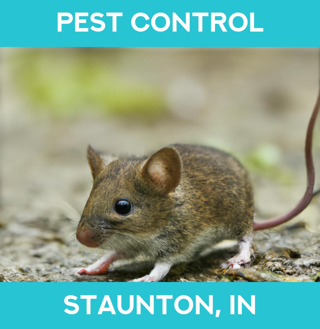 pest control in Staunton Indiana