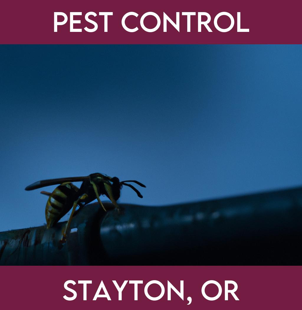 pest control in Stayton Oregon