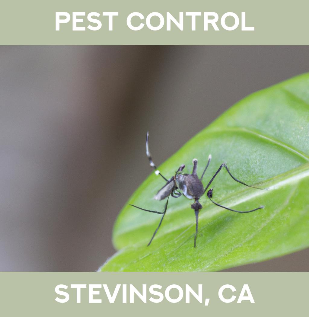 pest control in Stevinson California