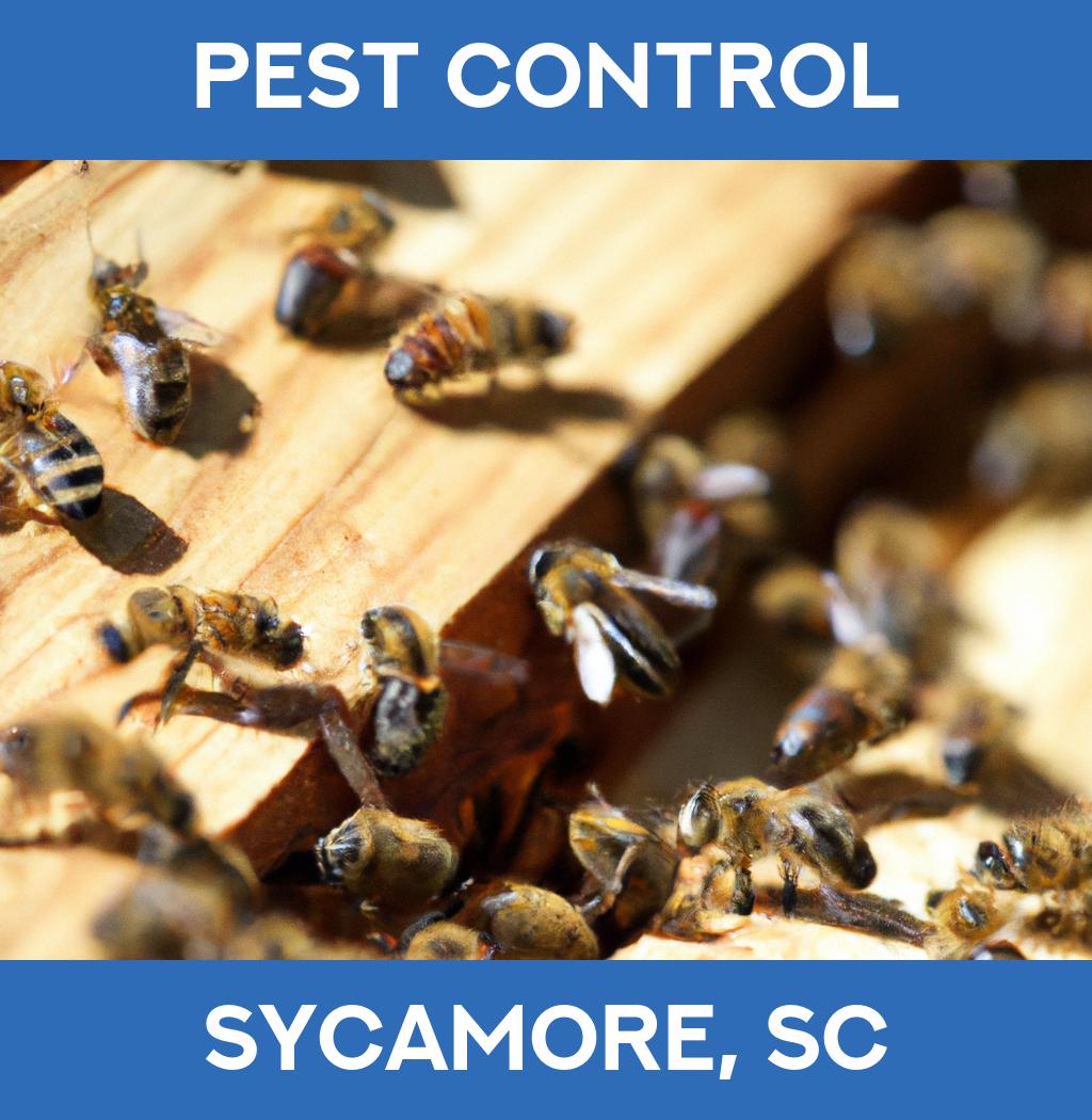 pest control in Sycamore South Carolina