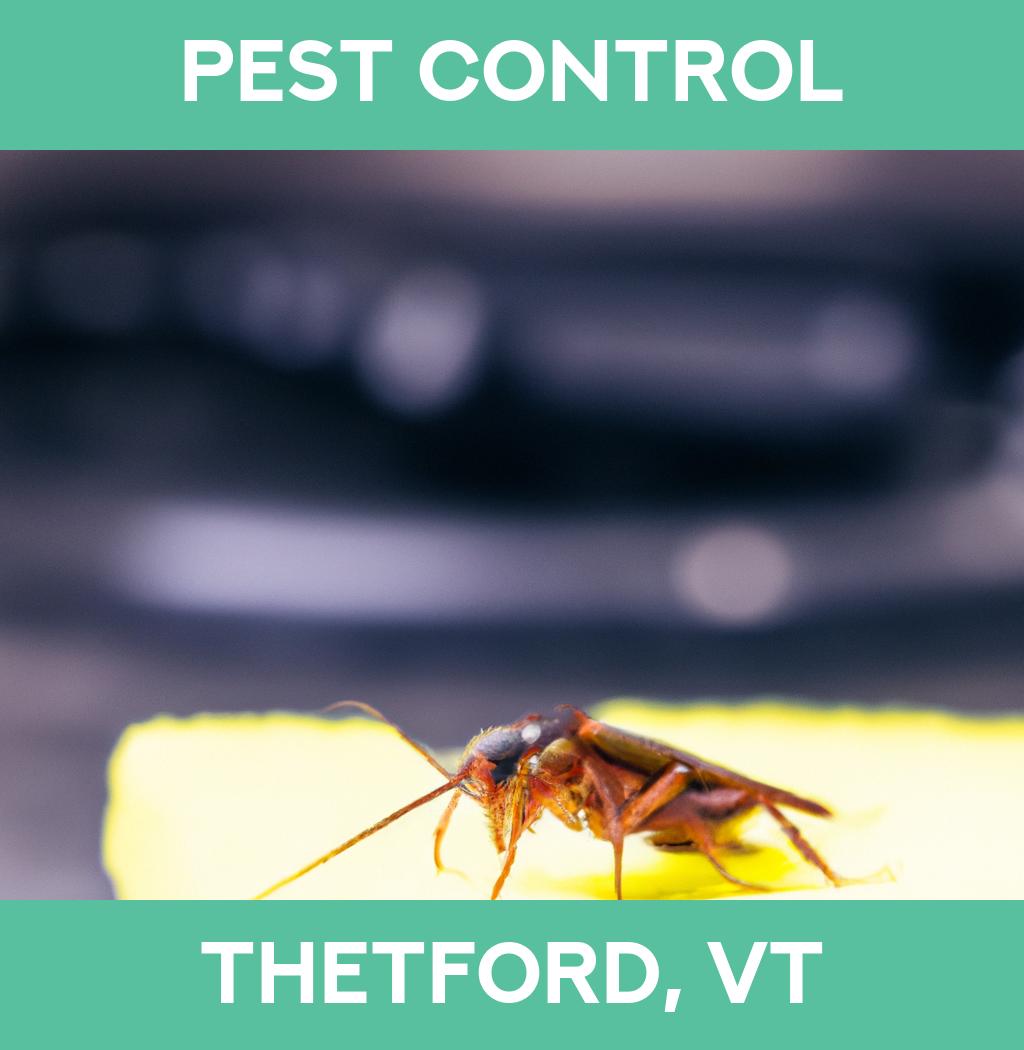 pest control in Thetford Vermont