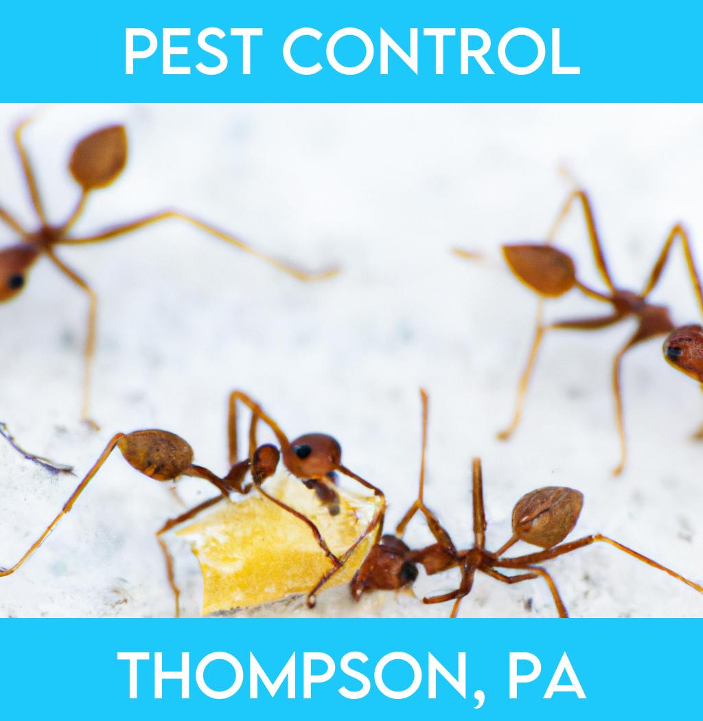 pest control in Thompson Pennsylvania