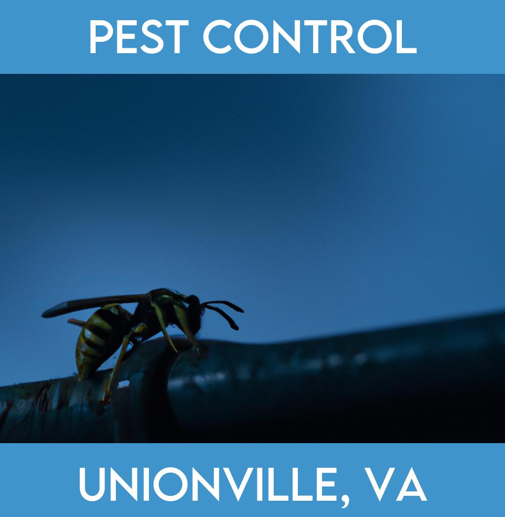 pest control in Unionville Virginia