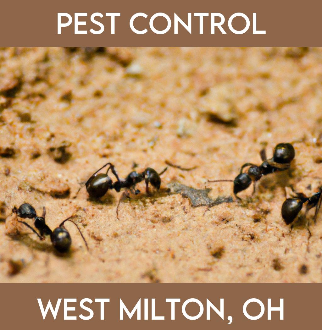 pest control in West Milton Ohio