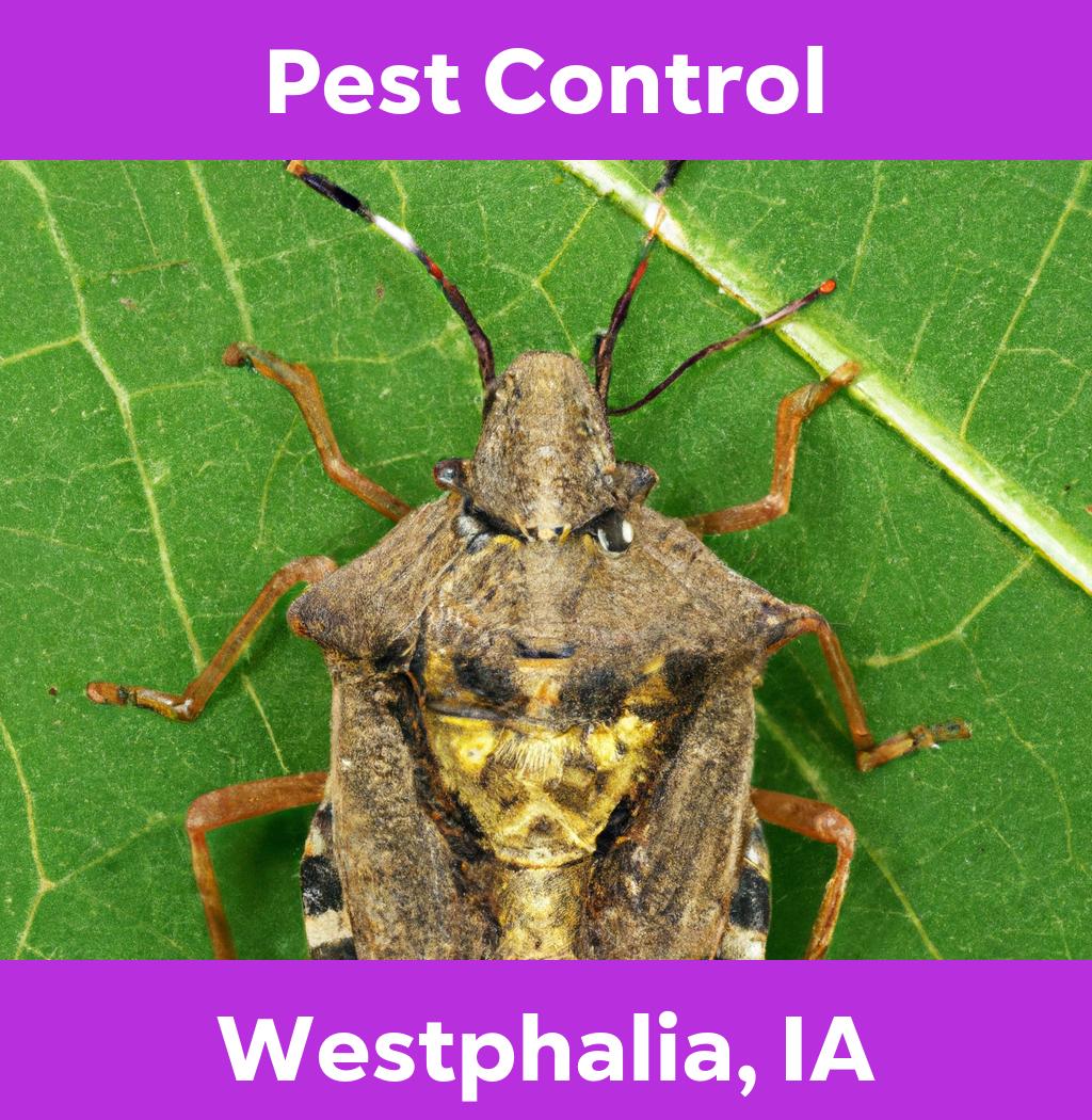 pest control in Westphalia Iowa