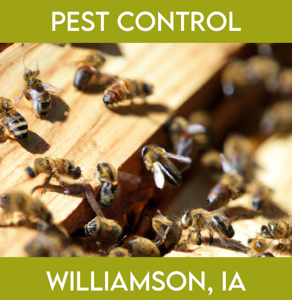 pest control in Williamson Iowa