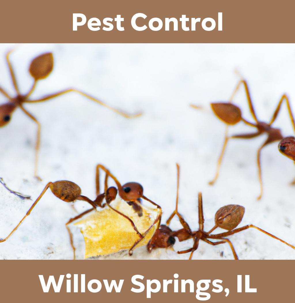 pest control in Willow Springs Illinois